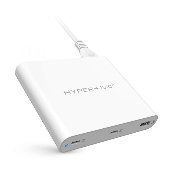 SẠC MACBOOK, SURFACE HYPERJUICE 87W DUAL USB-C /QC4.0 TÍCH HỢP USB-A QC3.0 – HJ-PD87