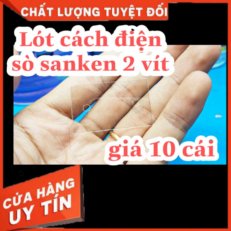 Lót sò sanken 2 vít mica dẫn nhiệt