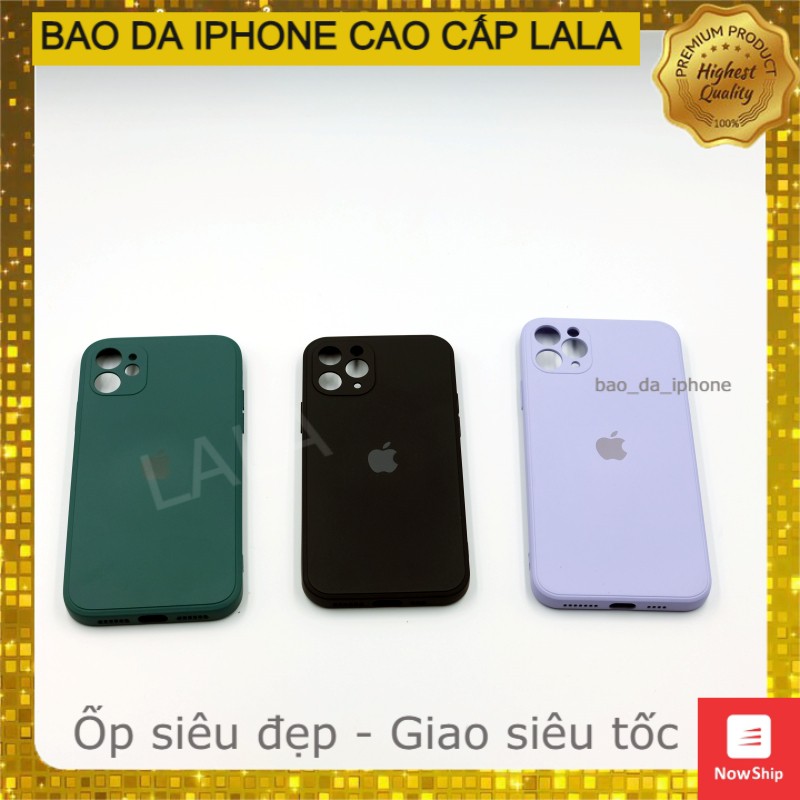 Ốp Lưng Cho iPhone 11 / 11 Pro / 11 Promax Full Viền Vuông Độ Iphone 12 - Giao Hàng Hỏa Tốc