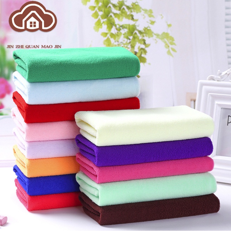 Bộ 2 Khăn Lau Xe Hơi / Nhà Bếp Bằng Sợi Microfiber Mềm Mại Thấm Hút Tốt