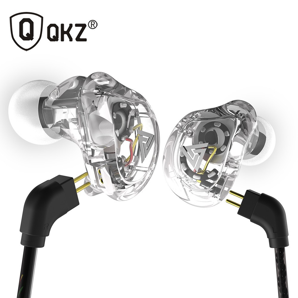Tai Nghe Nhét Tai QKZ VK1 4DD HIFI DJ Monito Chống Ồn Chất Lượng Cao