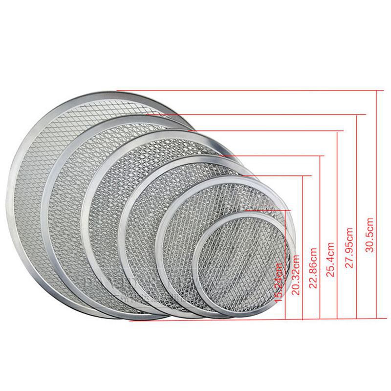 【Ready Stock】Round Pizza Oven Baking Tray Grate Nonstick Mesh Net(9 Inch)