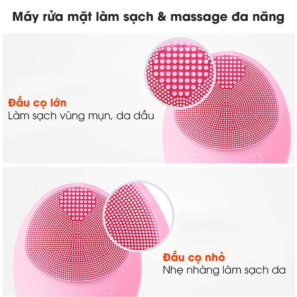 Máy rửa mặt massage mini MASEKI LITE , Làm sạch sâu và trị mụn hiệu quả, bảo hành 2 năm