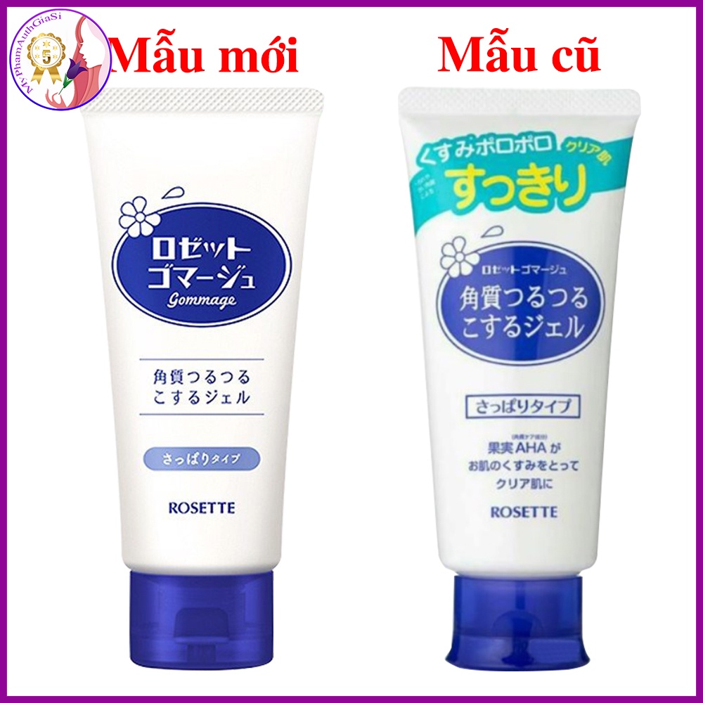 Tẩy tế bào chết cho da nhờn rosette peeling gel nhật bản