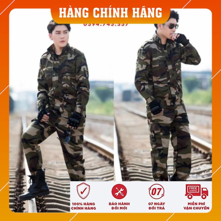 Bộ Quần Áo Kaki Túi Hộp Kiểu Lính US ARMY