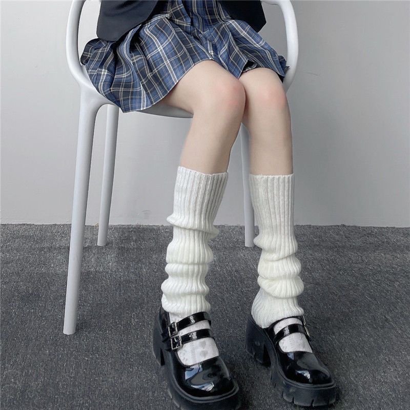 Tất Ống Dệt Kim Nữ Phong Cách Lolita