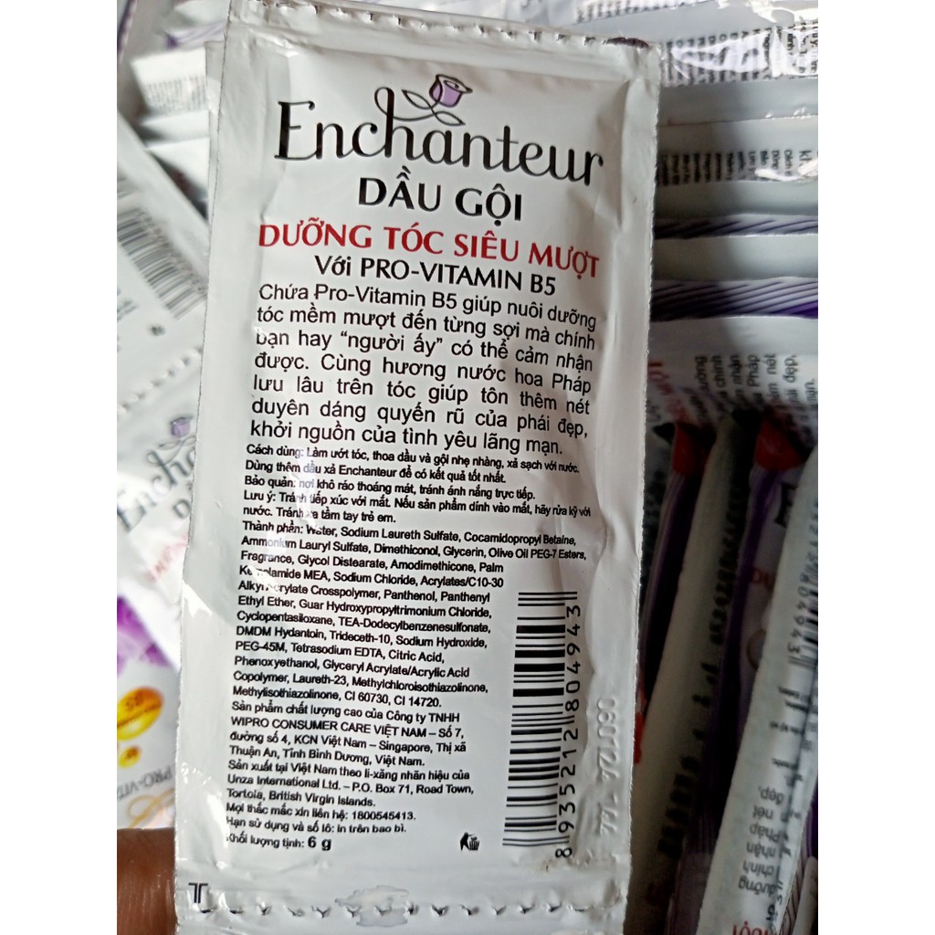 10 Gói Dầu Gội Enchantuer 6g