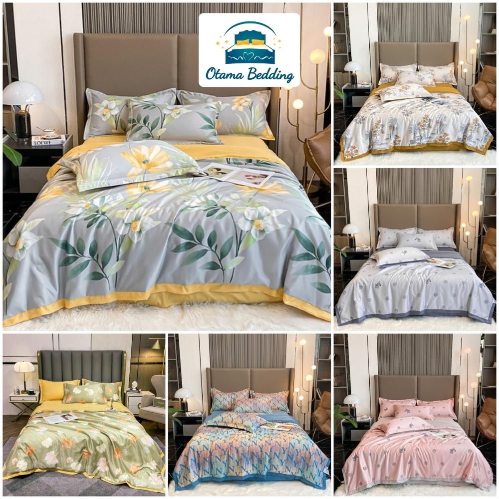 Chăn hè lụa lạnh thái lan Tencel trần bông nhập khẩu 2mx2m2 - Otama Bedding