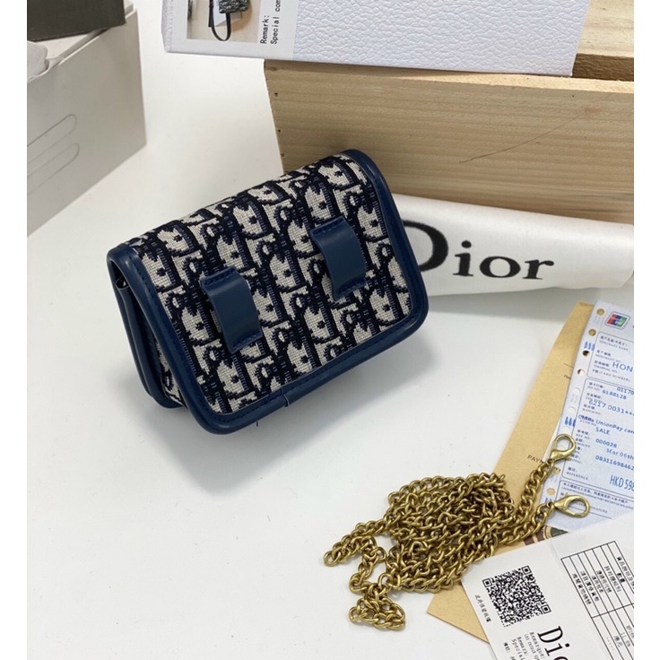 Túi Dior thổ cẩm mini size 15 FULL BOX