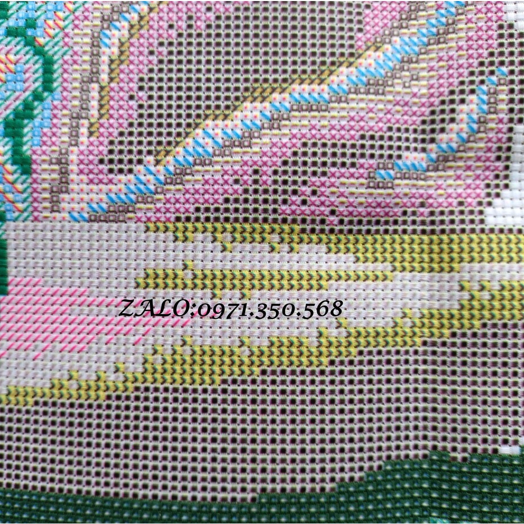 Tranh thêu chữ thập Tùng Cúc Trúc Mai A1123-134x73cm