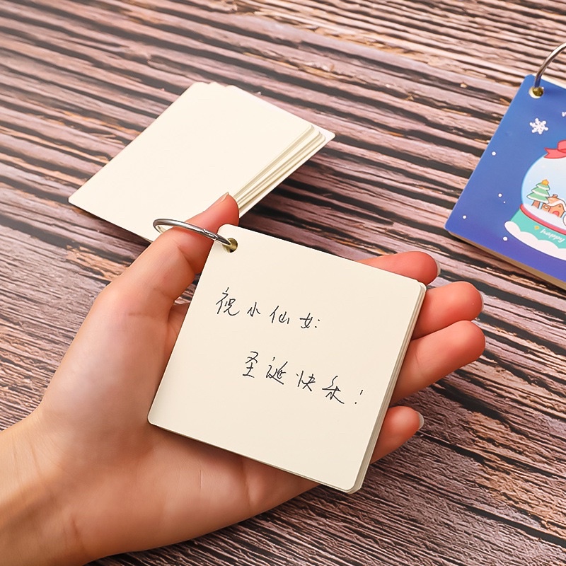 🎄 Flash card - thẻ học từ vựng mẫu noel giáng sinh