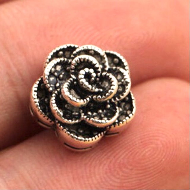 Charm bạc bông hoa - MH324