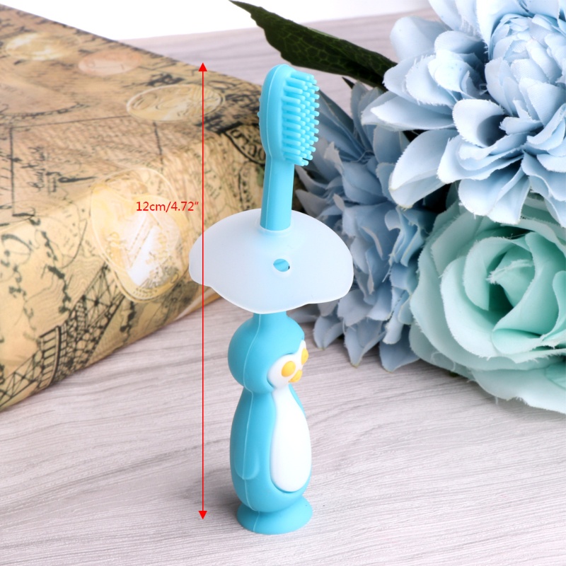 Bàn Chải Đánh Răng Silicone Cho Bé Sơ Sinh