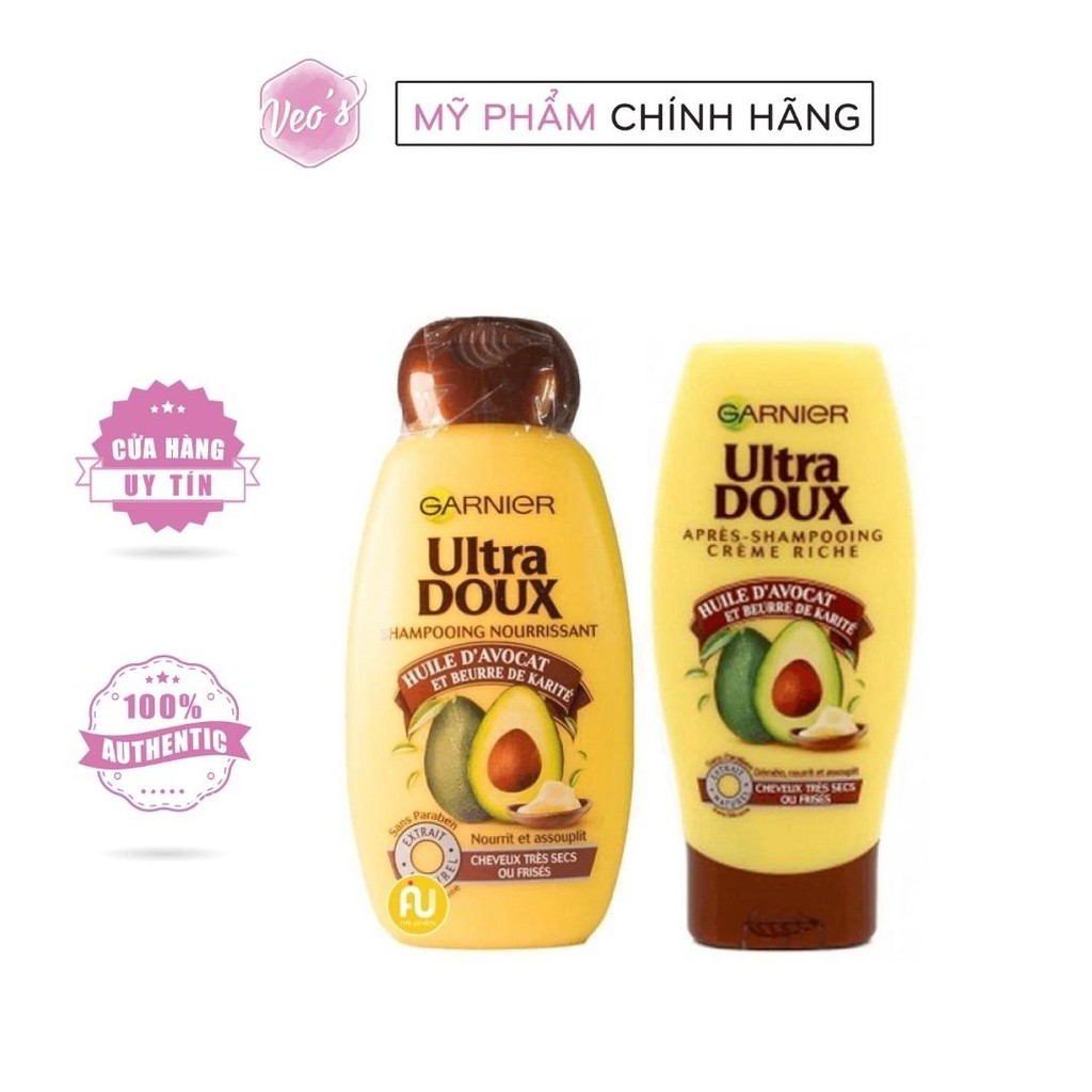 Set gội xả Garnier Bơ