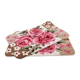 Thảm hoa 3D sang chảnh (size 40cmx60cm)