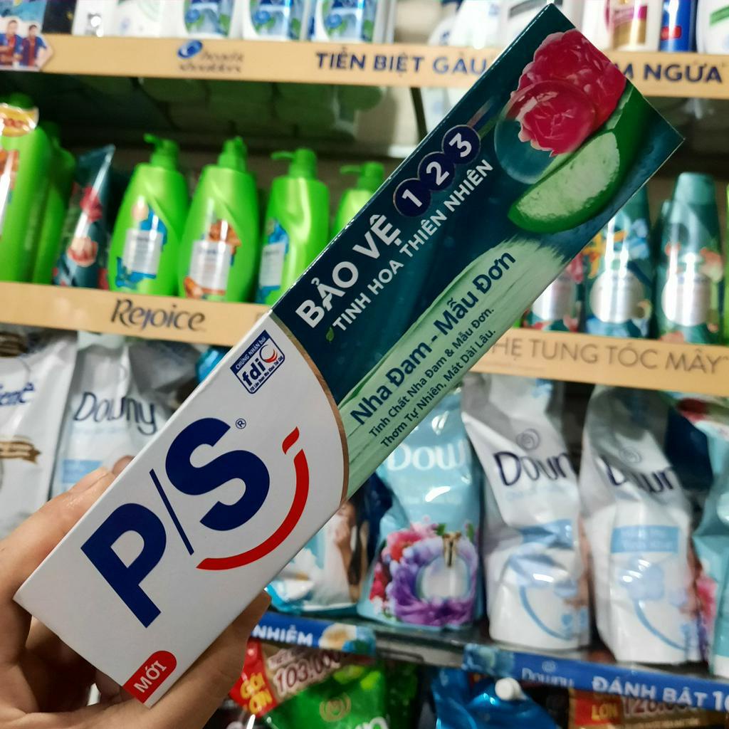 Kem đánh răng P/S bảo vệ 123 nha đam mẫu đơn 180g