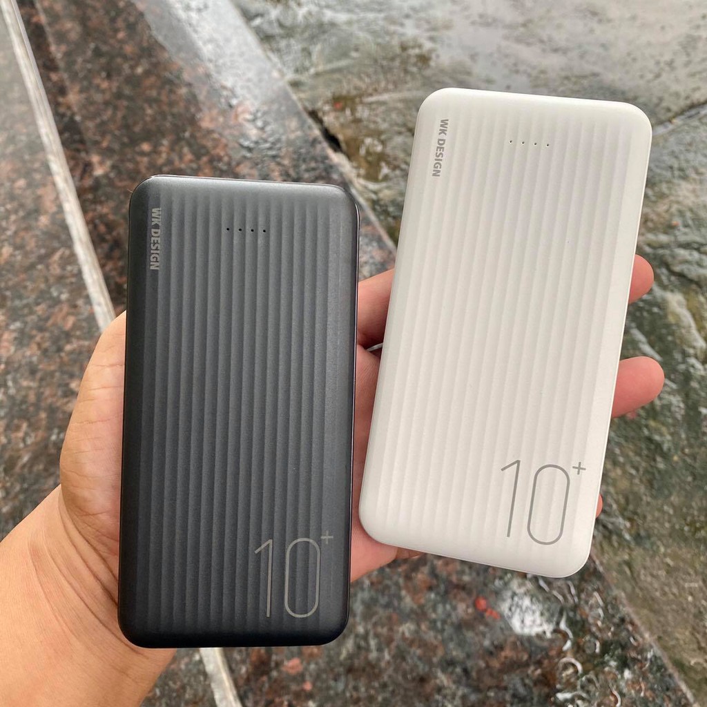 Sạc Dự Phòng WK WP-129 10000 mAh - Pin Sạc Dự Phòng Chính Hãng tích hợp 2 cổng Micro Và 1 cổng Type -C - Fox Store