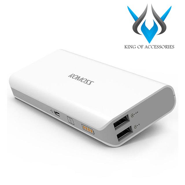 Pin sạc dự phòng Romoss Sense 4 10400mAh (Trắng)