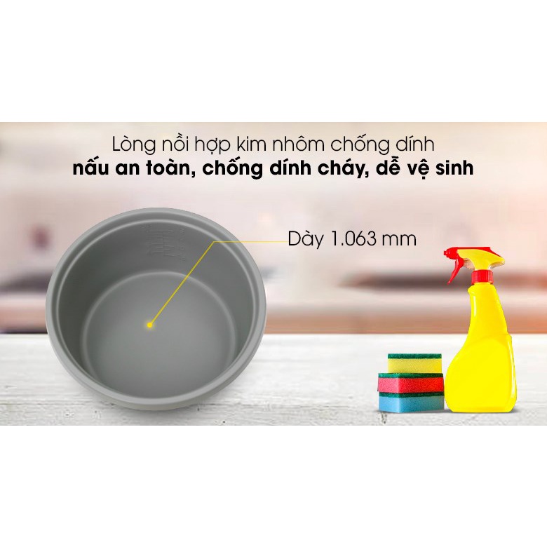 Nồi cơm nắp rời Toshiba RC-18MH2PV(F)