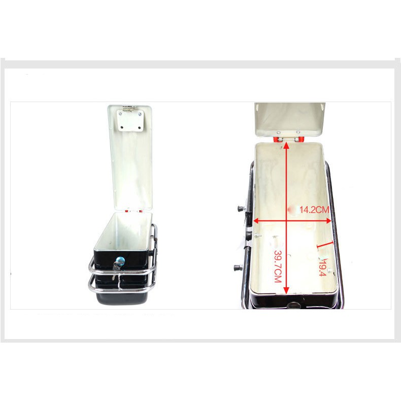 Thùng nhựa lắp xe mô tô K6ABS GD110-EN-150 các loại xe mô tô