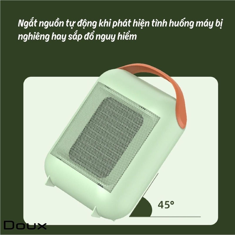 máy sưởi gốm doux , mây sưởi cho bé mini