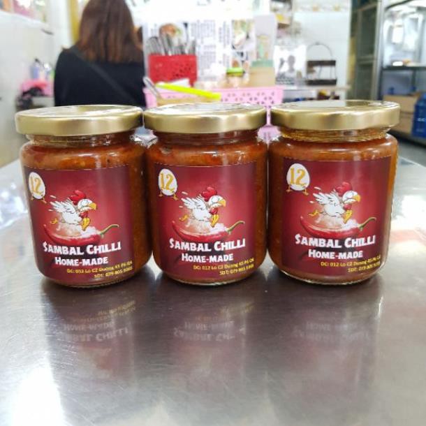 Tương Ớt Sambal Nhà làm hương vị Malaysia không chất bảo quản .