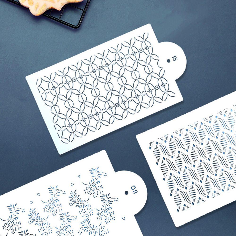 Khuôn Tạo Hình Trang Trí Bánh Kem / Bánh Quy Họa Tiết Ren DIY