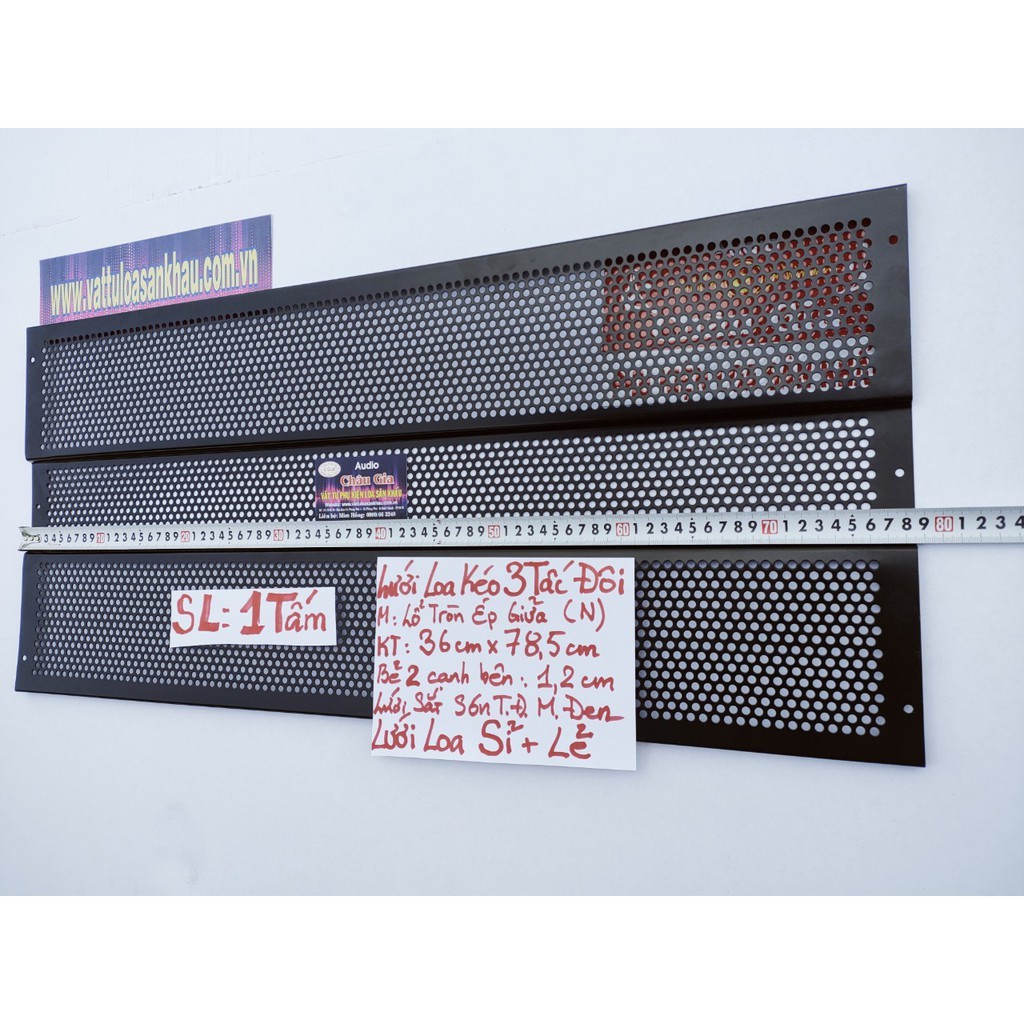 Lưới loa kéo 3 tấc 36cm 78.5cm -Ni 1 tấm Audio Châu Gia