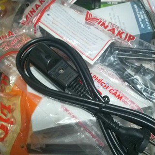 Dây nguồn liền phích cắm Vinakip-dây nguồn nồi cơm 2x075 m2 dài 2 mét