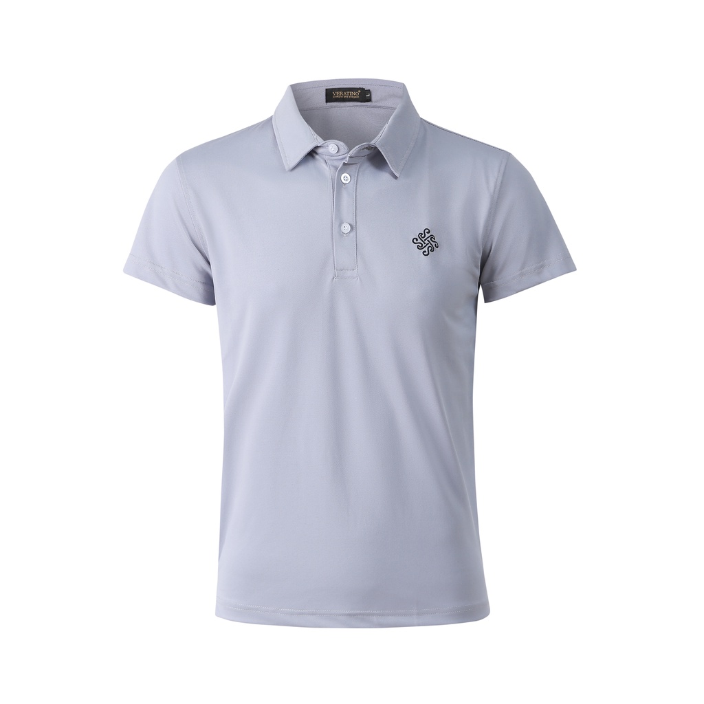 Áo polo nam VERATINO thêu logo cotton lụa cao cấp