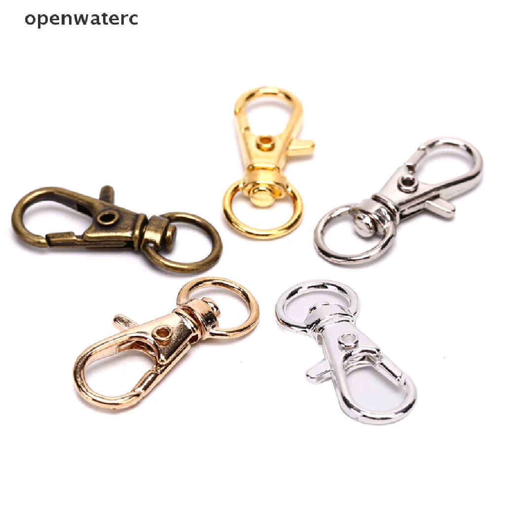 Set 10 móc khóa tôm hùm kẹp xoay dùng làm trang sức DIY