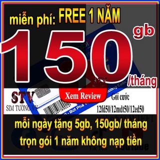 Sim 4G mobi 1 năm (tặng 5gb/ ngày x 12 tháng ) gói 12fd50/12mdt50