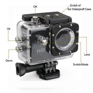 Camera hành động Waterproof Sport Cam 1080P