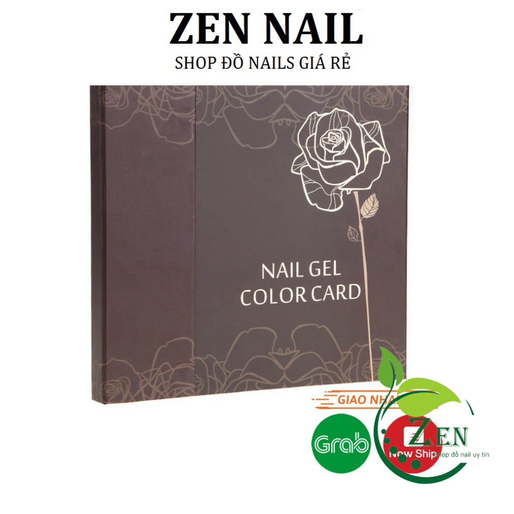 Sổ móng mẫu, Sổ trưng bày móng mẫu nail 120 ô