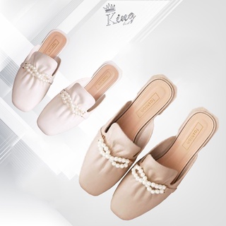 Image of Kingbest Sandal Flat Karet Wanita Korea Sandal Fashion Sandal Import Berkualitas 9113