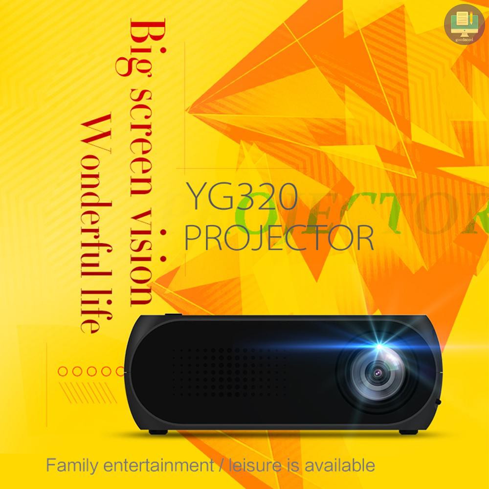 Máy Chiếu Đa Phương Tiện Mini Yg320 1080p Hỗ Trợ 600lm + Bộ Phụ Kiện Đi Kèm