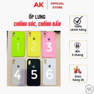 [Rẻ Nhất- Chất Nhất] Ốp Apple Silicon Case Iphone (Ốp chống bẩn Full cạnh - Full lỗ loa )