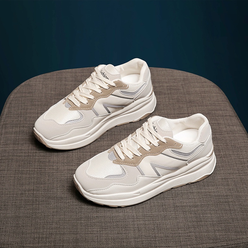 Giày thể thao sneaker nữ Ulzzang độn đế vàng đen kiểu dáng Hàn Quốc Hot Trend 2022