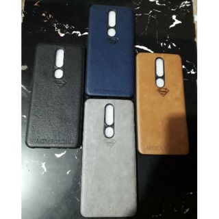 Oppo F11 Pro Ốp lưng da màu in hiệu sang chảnh