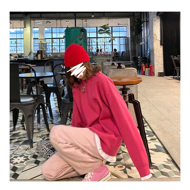 Quần yếm jean lưng cao ống rộng thời trang Hàn Quốc thịnh hành cho nữ