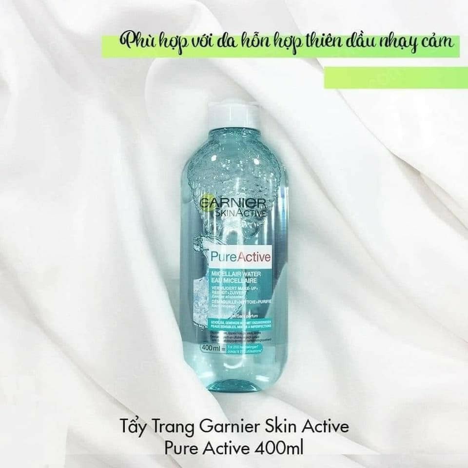 Nước tẩy trang, Tẩy trang Garnier 400ml | HÀNG CHÍNH HÃNG|