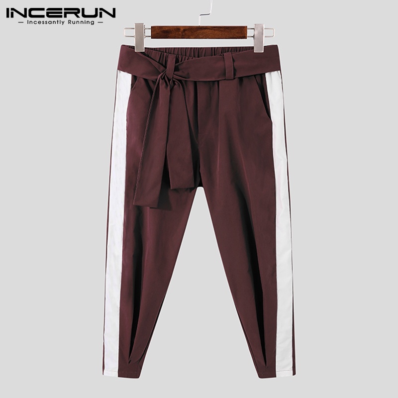 Quần baggy INCERUN lưng thun dây rút thời trang dành cho nam