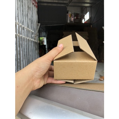 15x10x5 Hộp carton đóng hàng giá rẻ - Combo 100 hộp