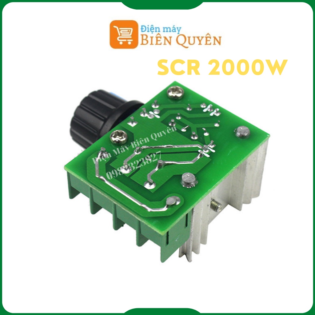 Mạch chỉnh áp AC SCR 2000W 25A, Dimer AC 220v mạch điều khiển tốc độ động cơ độ sáng bóng đèn
