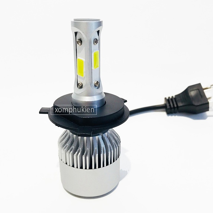 Đèn pha led C6 siêu sáng 3 tim LED - dùng cho ô tô - xe máy - Bh 6 tháng