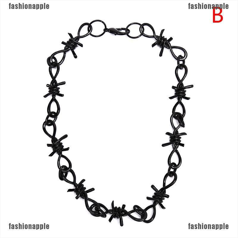 Dây chuyền thiết kế dạng chuỗi gai sành điệu cá tính cho nữ