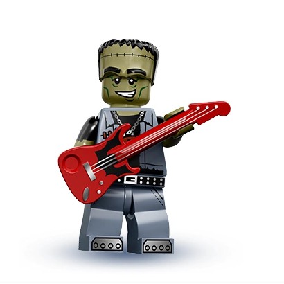 [CÓ SẴN - LIKENEW] LEGO - Nhân vật Lego Monster Rocker - Minifigures Series 14 REAL