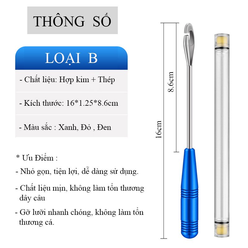 Dụng Cụ Gỡ Lưỡi Câu Cá Chuyên Dụng Cao Cấp PK-45