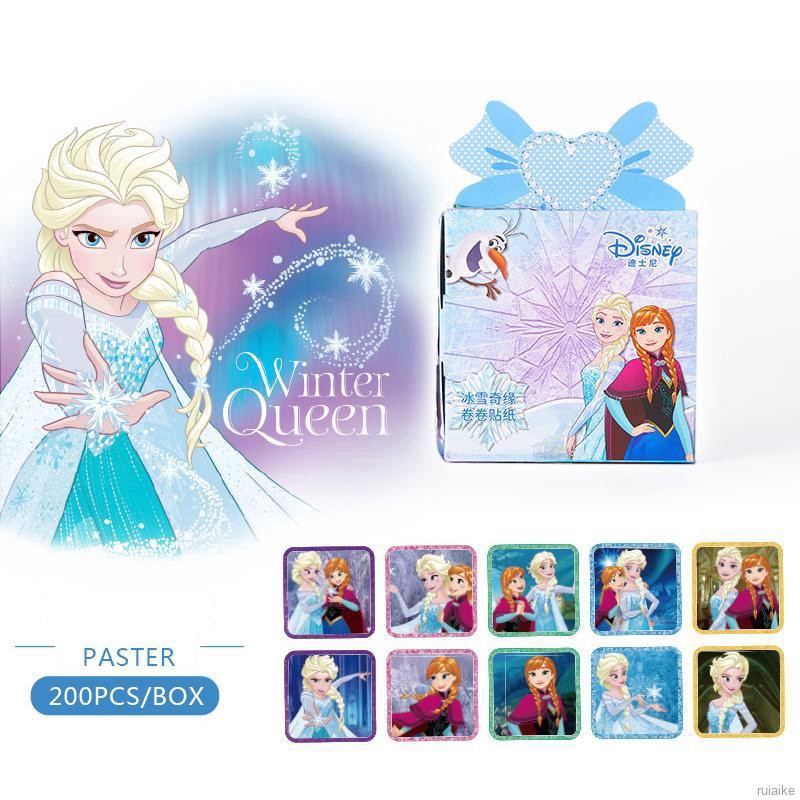 Set 200 Miếng Dán Hình Công Chúa Disney Xinh Xắn