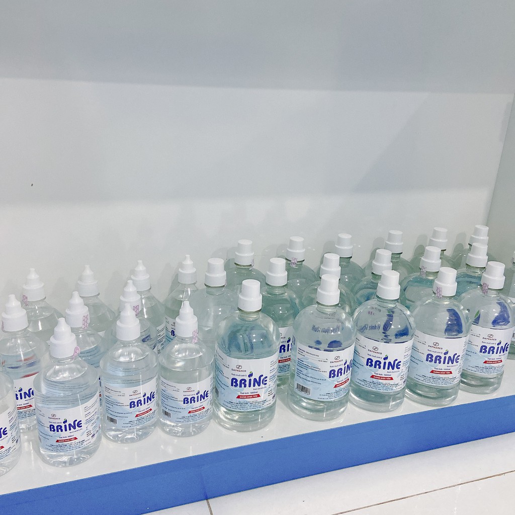 Nước muối sinh lý BRINE Dapharco